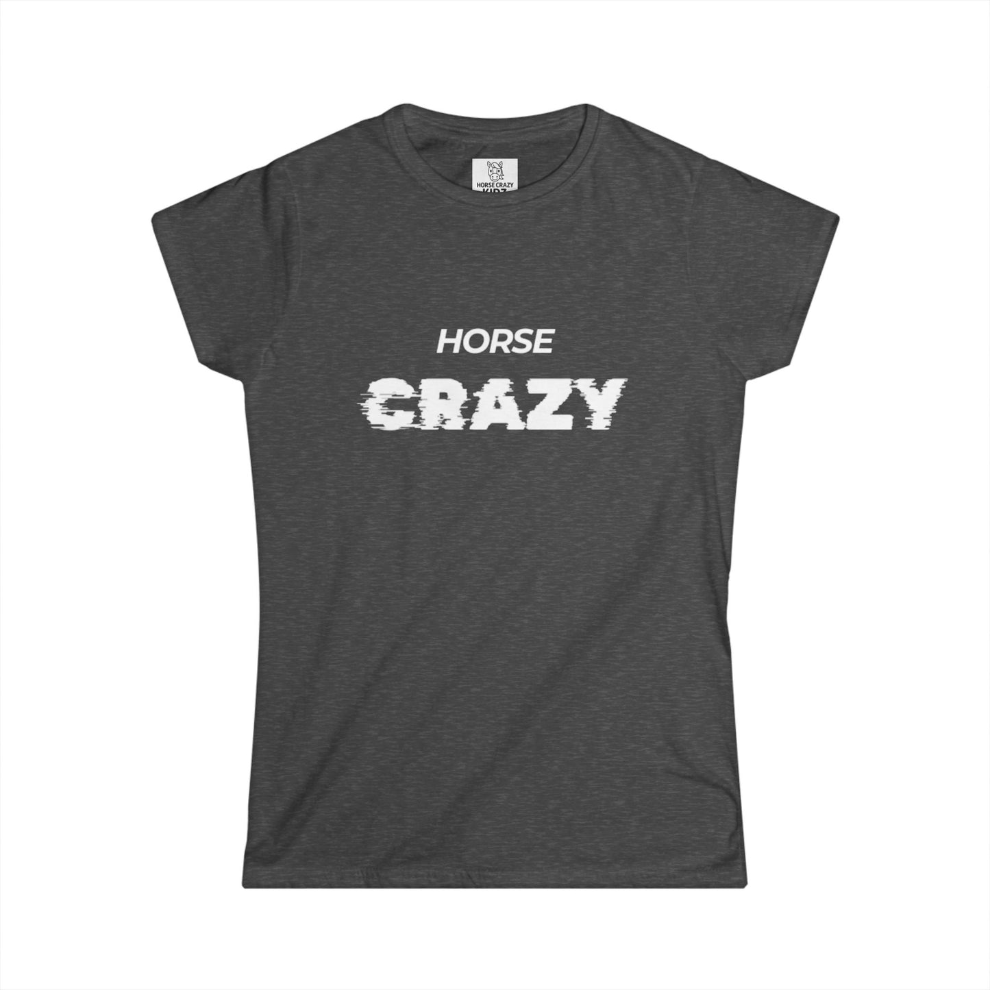 Horse Crazy Softstyle Tee-Women's sizes