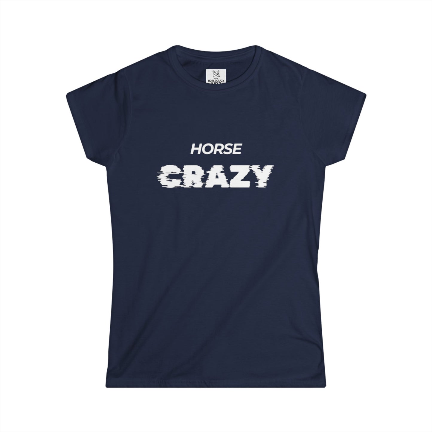 Horse Crazy Softstyle Tee-Women's sizes