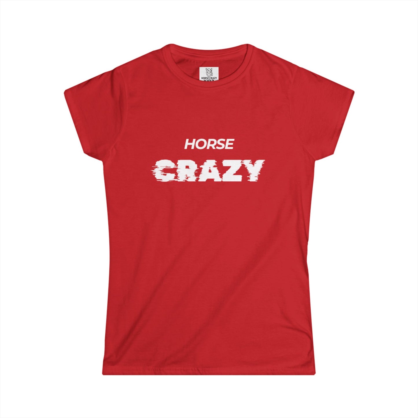 Horse Crazy Softstyle Tee-Women's sizes