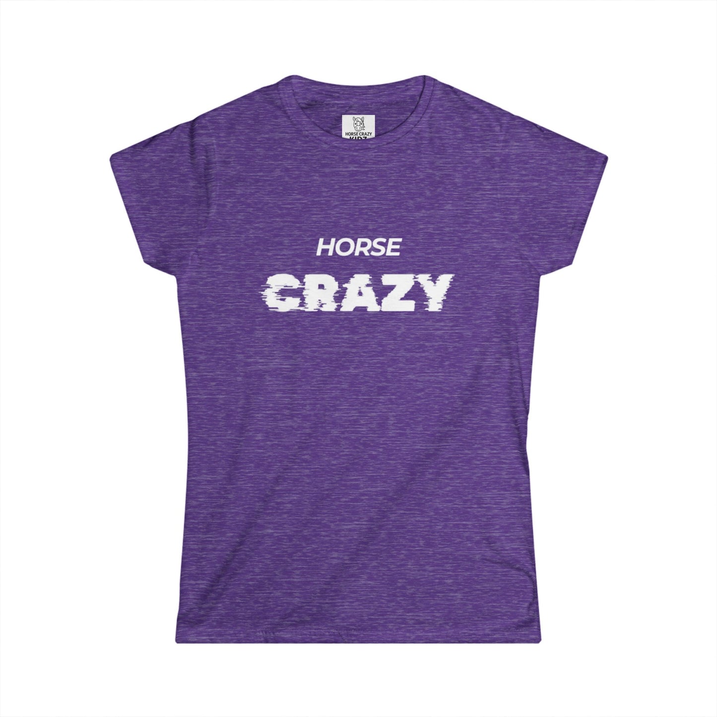 Horse Crazy Softstyle Tee-Women's sizes