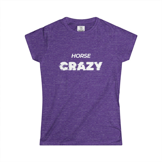 Horse Crazy Softstyle Tee-Women's sizes